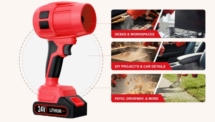 Wood Ranger Leaf Blower key features overview